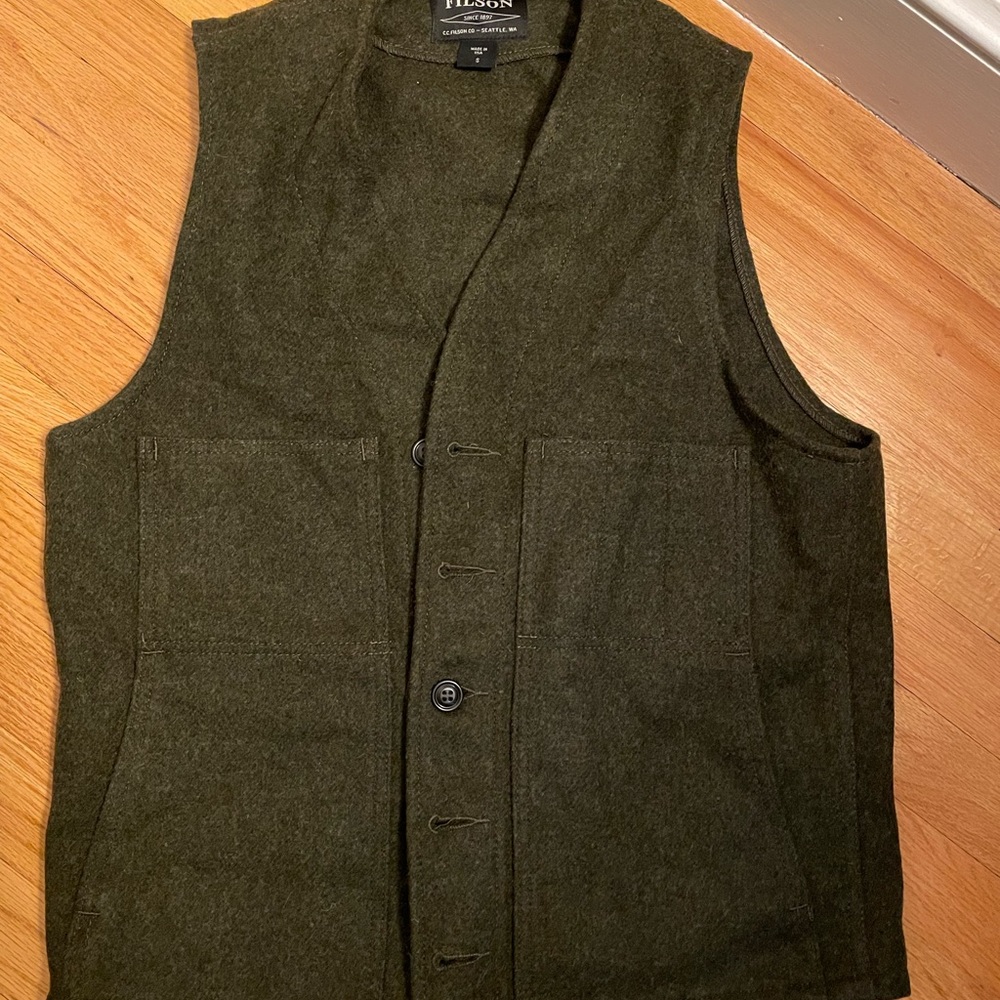 Filson Mackinaw Vest Mens Small